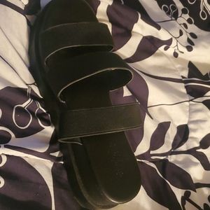 Black woman's sandals